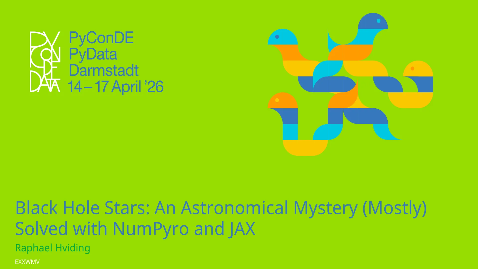 Black Hole Stars: An Astronomical Mystery (Mostly) Solved with NumPyro and JAX